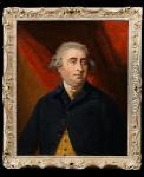 Portrait Of Charles James Fox (1749-1806) Oil Painting - Sir Joshua Reynolds