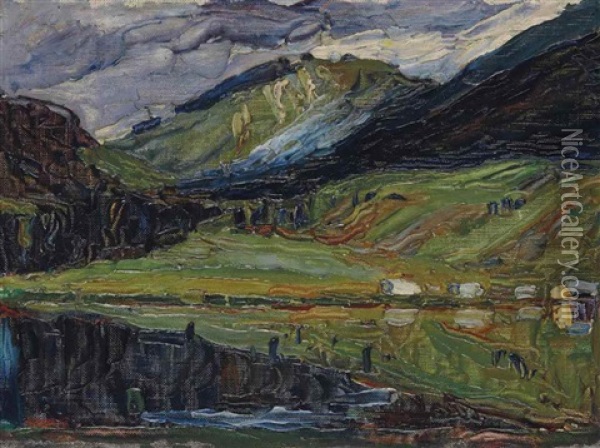 Spitzingsee Oil Painting - Wassily Kandinsky