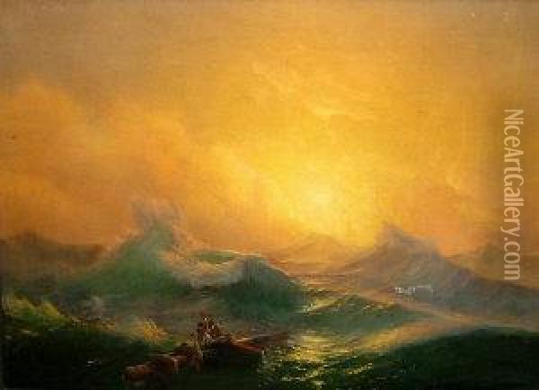 The Ninth Wave Oil Painting - Ivan Konstantinovich Aivazovsky