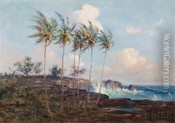 Big Island Of Hawaii Oil Painting - David Howard Hitchcock