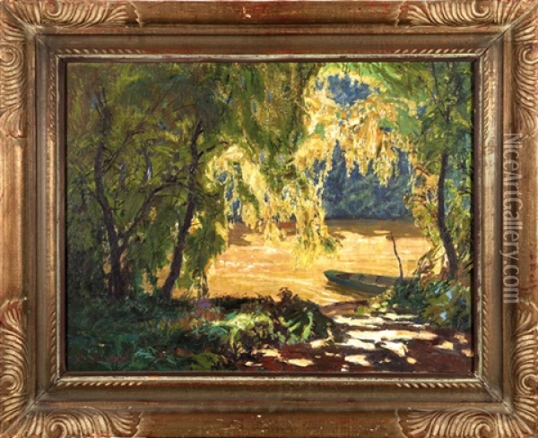 In March At Rohatec Oil Painting - Alois Kalvoda