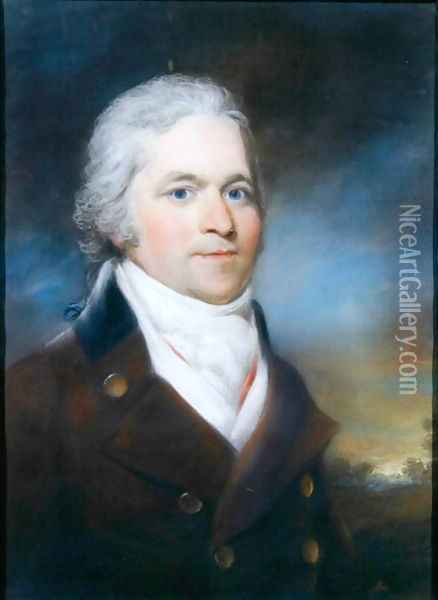Portrait of an Unknown Gentleman, 1795 Oil Painting - John Russell