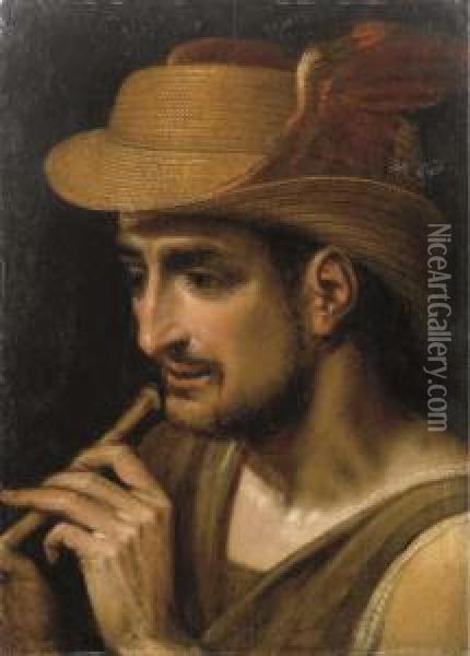 Mercurio Oil Painting - Frans I Vriendt (Frans Floris)