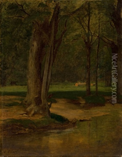 Trout Stream, North Conway Oil Painting - George Inness