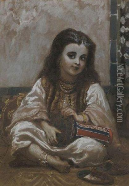 Jeune Fille Marocaine Oil Painting - Victor Eeckhout