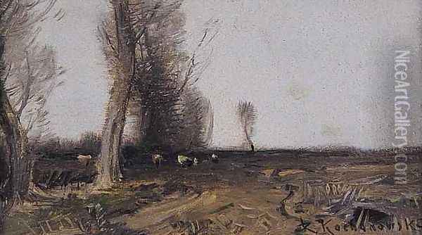 Landscape III Oil Painting - Roman Kochanowski