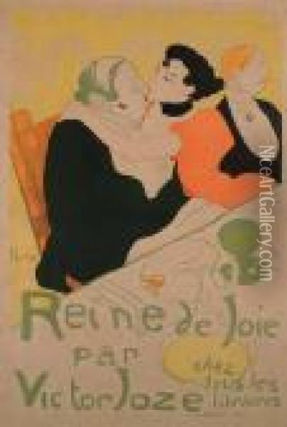 Reine De Joie (d. 342; W. P3; Adr. 5) Oil Painting - Henri De Toulouse-Lautrec