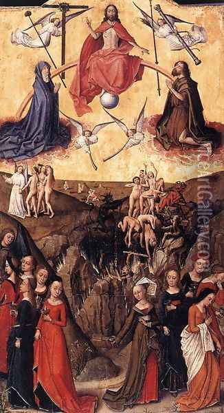 Last Judgment anf the Wise and Foolish Virgins Oil Painting - Unknown Painter