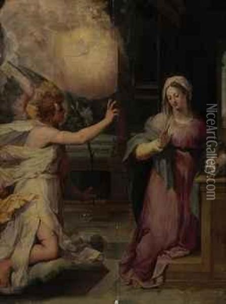 The Annunciation Oil Painting - Peter Candid
