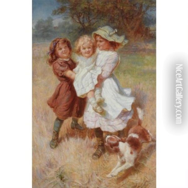 Good Friends Oil Painting - Frederick Morgan