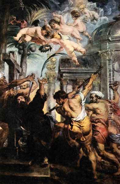 Martyrdom of St Thomas Oil Painting - Peter Paul Rubens