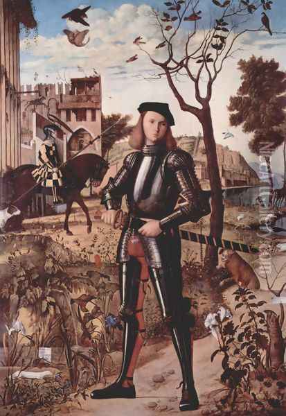 Portrait of a Knight Oil Painting - Vittore Carpaccio