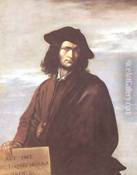 Self-portrait c. 1641 Oil Painting - Salvator Rosa