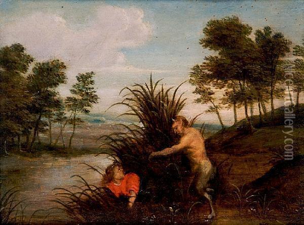 Pan And Syrinx Oil Painting - Jan Wildens