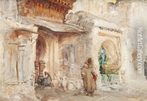Porte De Fez Oil Painting - Henri Emilien Rousseau