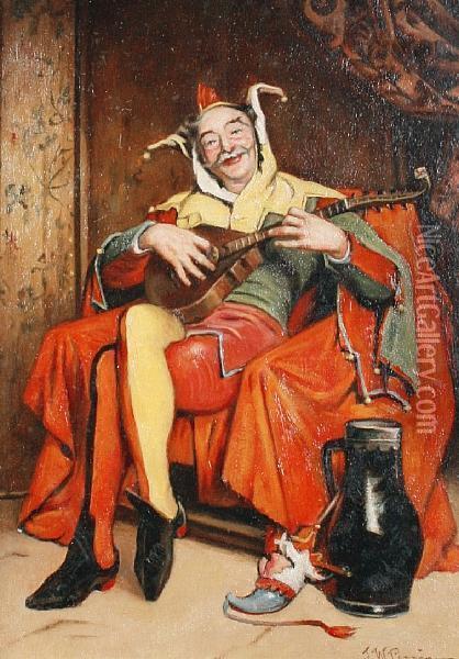 The Jester Oil Painting - John Angell James Brindley