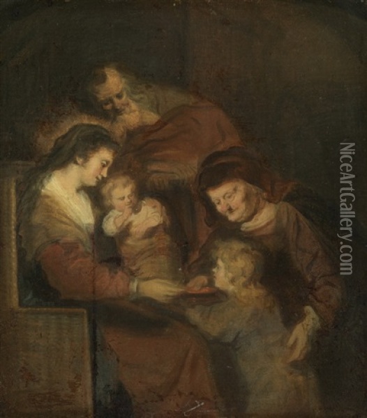 Heilige Familie Oil Painting -  Rembrandt van Rijn