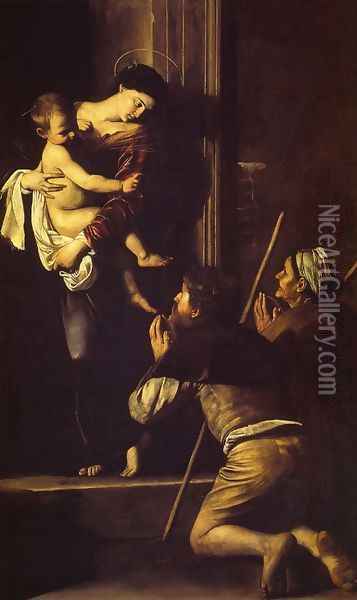 Madona di Loreto Oil Painting - Caravaggio