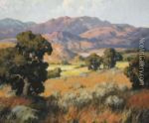 Mountains, Southern California Oil Painting - Maurice Braun