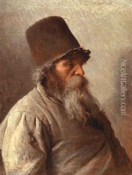The Miller, 1873 Oil Painting - Ivan Nikolaevich Kramskoy