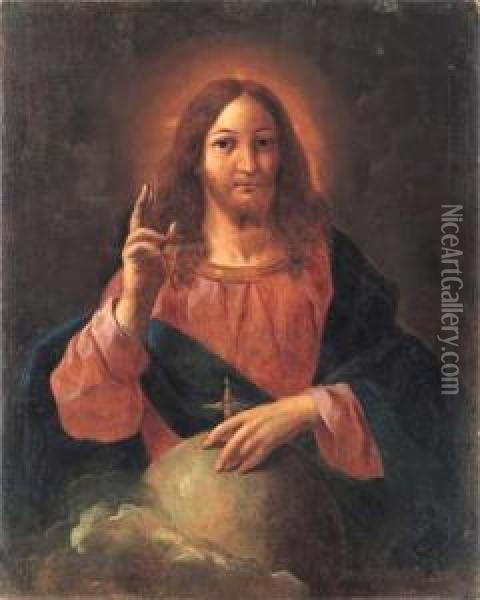 Cristo Benedicente Oil Painting - Gregorio Preti