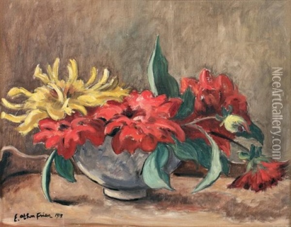 Bouquet De Fleurs Oil Painting - Achille-Emile Othon Friesz