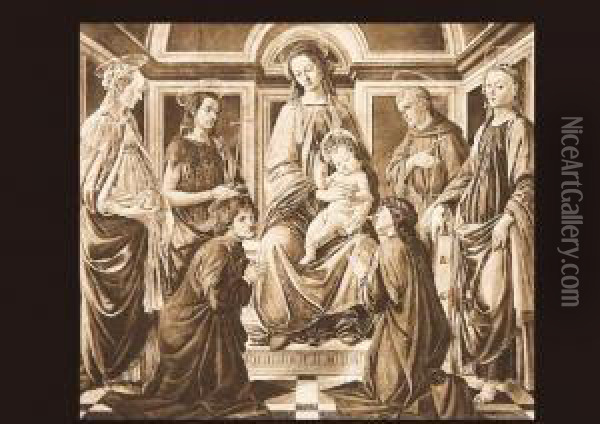 Holyconversations Oil Painting - Sandro Botticelli
