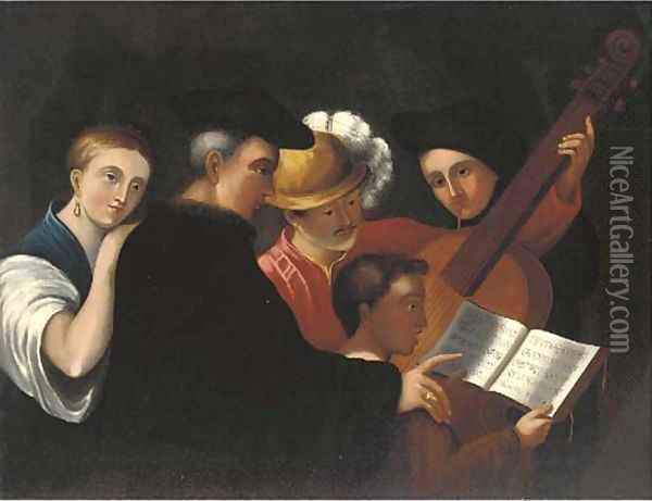 The music lesson Oil Painting - Caravaggio