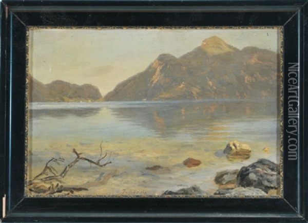Jocheralp Am Walchensee Oil Painting - Siegwald Johannes Dahl