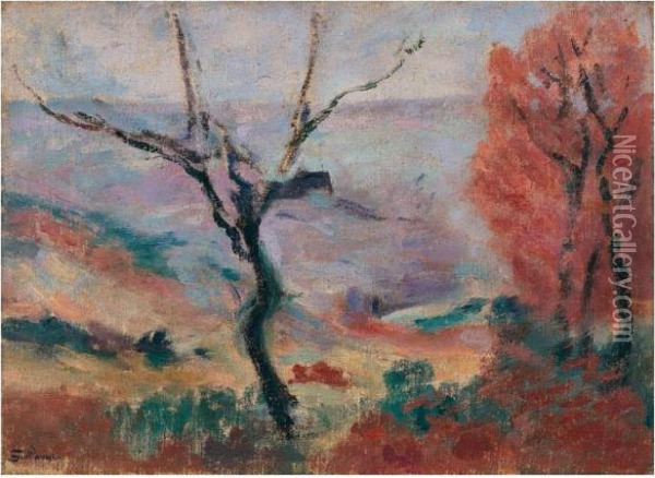 Paysage A La Creuse Oil Painting - Armand Guillaumin