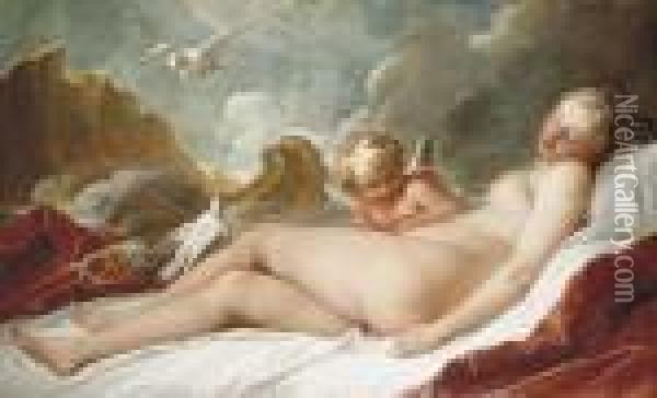 Le Sommeil De Venus Oil Painting - Francois Boucher
