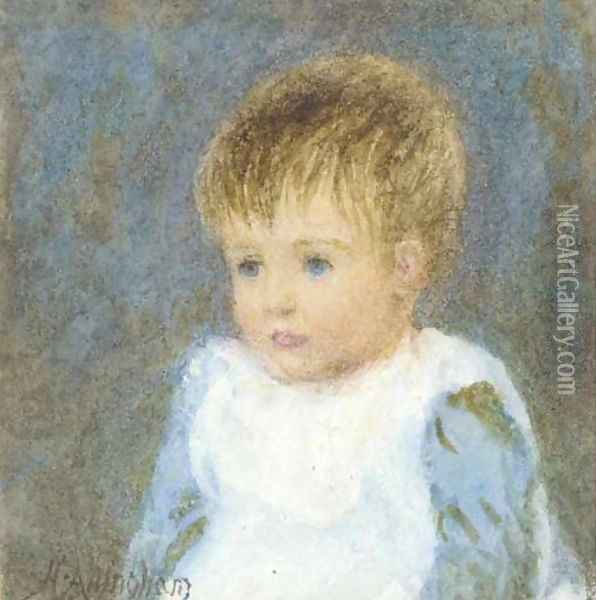 Portrait of a child Oil Painting - Helen Mary Elizabeth Allingham