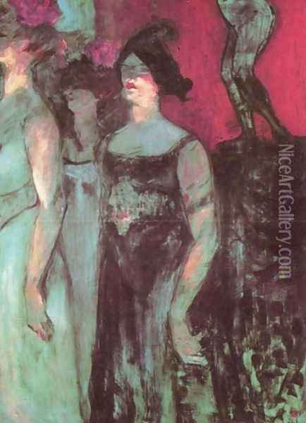 Messalina Oil Painting - Henri De Toulouse-Lautrec