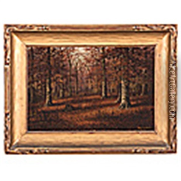 Autumn Landscape Oil Painting - William Mckendree Snyder