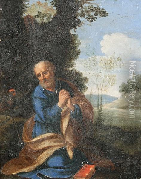 Saint Peter Oil Painting - Francesco Albani