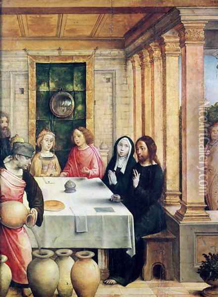 The Marriage Feast at Cana Oil Painting - Flandes Juan de