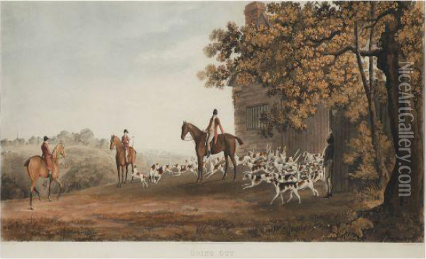 Foxhunting Oil Painting - Richard Barrett Davis