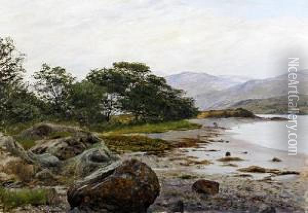 At Glan Conwy Oil Painting - Alfred Feyen Perrin