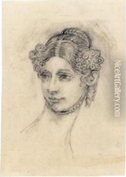Portrait Of Lavinia De Irujo Oil Painting - Johann Henry Fuseli