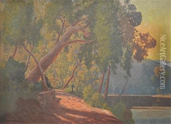Sunlit Morning, Hawkesbury Oil Painting - William Lister-Lister