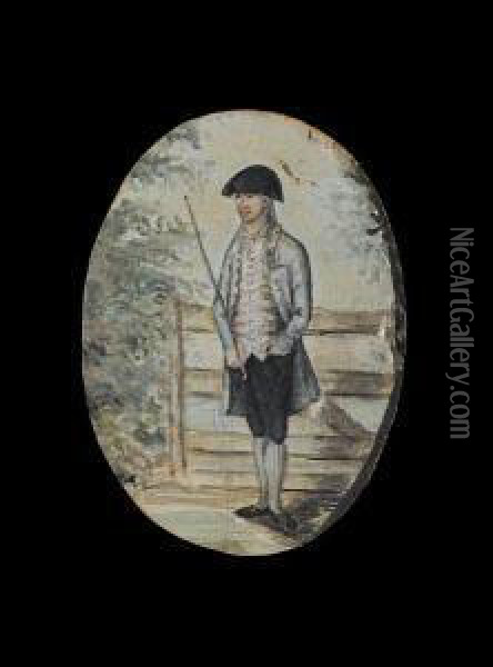 A Portrait Of Thomas Ivory Jnr. Oil Painting - Humphrey Repton