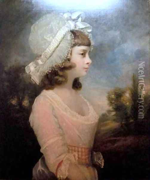 Miss Theresa Parker Oil Painting - Sir Joshua Reynolds