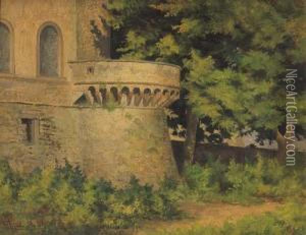 Castello Oil Painting - Camillo Merlo