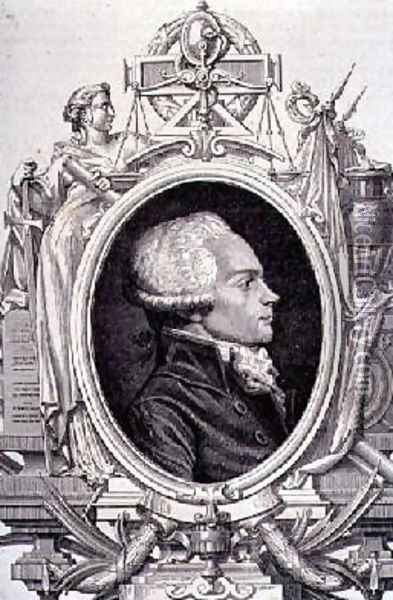 Portrait of Maximilien de Robespierre Oil Painting - Leopold Mar