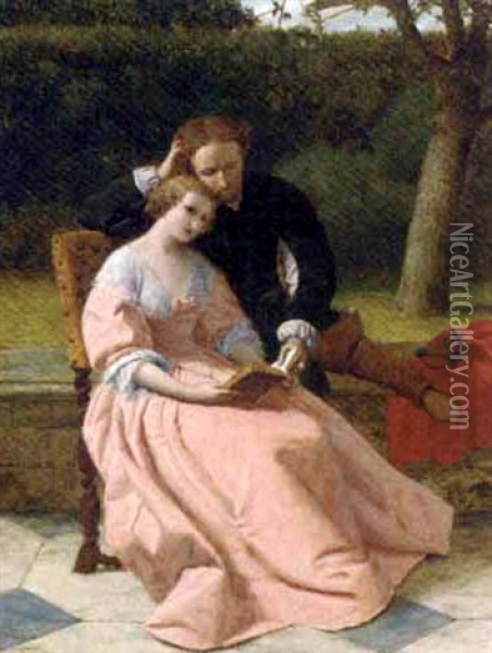 Paolo And Francesca Oil Painting - Frederick Richard Pickersgill