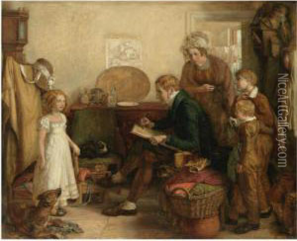 The Child Sitter Oil Painting - William Mulready