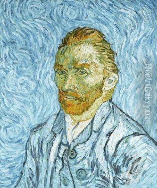 Self Portrait Oil Painting - Vincent Van Gogh