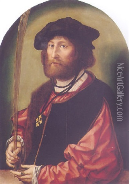 Portrait Of Ruben Perduyn Oil Painting - Jan Gossaert