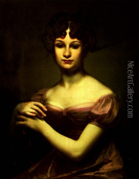 Portrait De Madame Antoine Passy, Nee Pean De Saint-gilles Oil Painting - Pierre-Paul Prud'hon