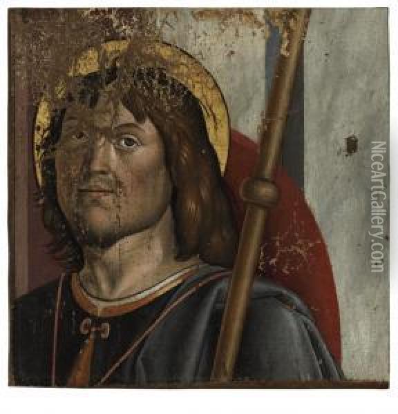Saint Roch Oil Painting - Domenico Morone